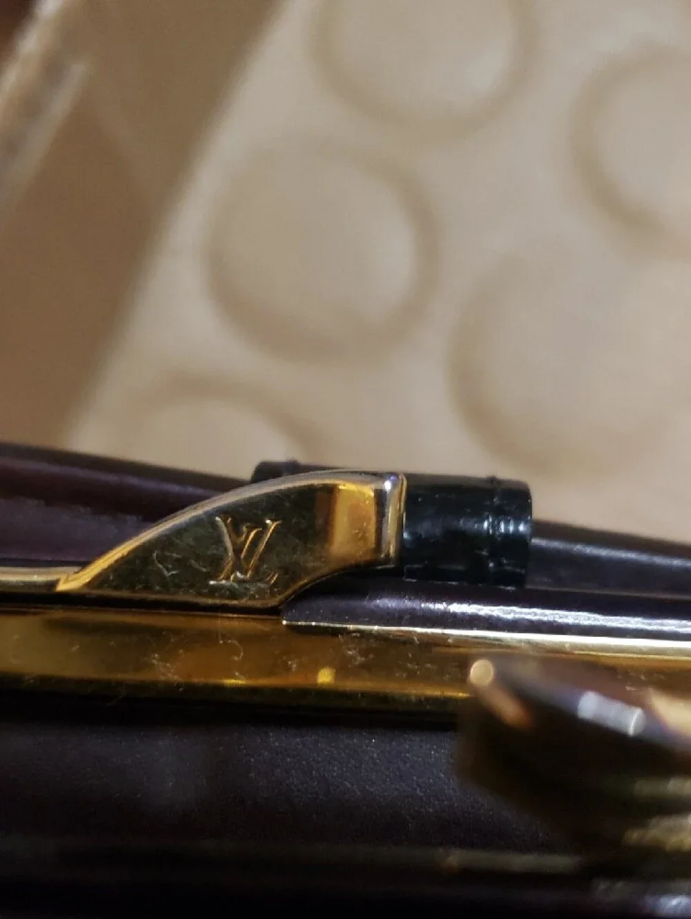 Louis Vuitton glossy patent